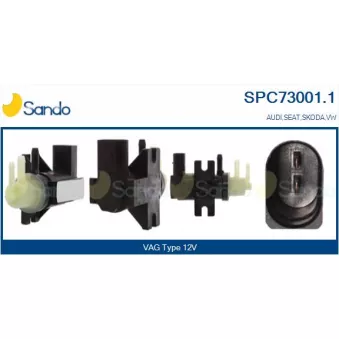 Transmetteur de pression, controle des gaz d'échappement SANDO SPC73001.1
