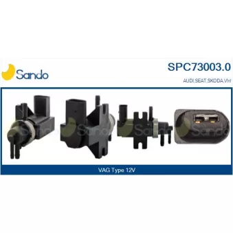 Transmetteur de pression, controle des gaz d'échappement SANDO SPC73003.0
