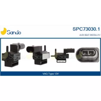 Transmetteur de pression, controle des gaz d'échappement SANDO SPC73030.1