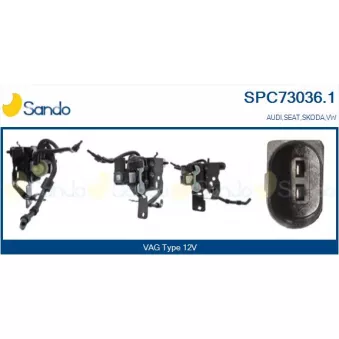 Capteur de pression, turbocompresseur SANDO SPC73036.1