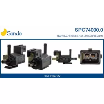 Transmetteur de pression, controle des gaz d'échappement SANDO SPC74000.0
