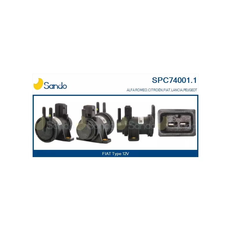 Transmetteur de pression, controle des gaz d'échappement SANDO SPC74001.1