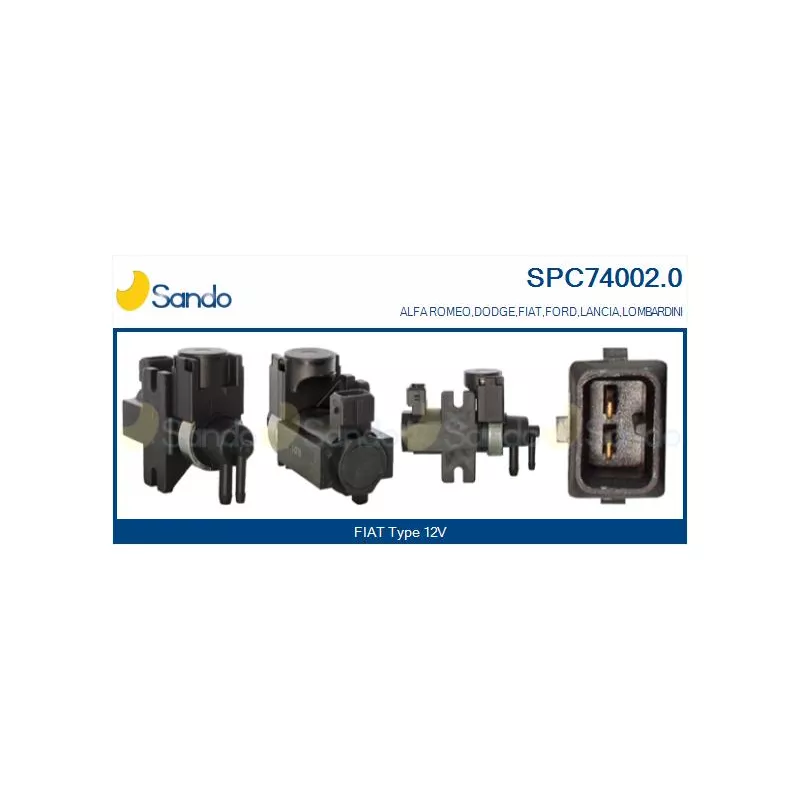 Transmetteur de pression, controle des gaz d'échappement SANDO SPC74002.0