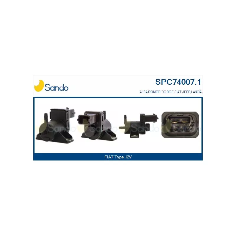 Transmetteur de pression, controle des gaz d'échappement SANDO SPC74007.1