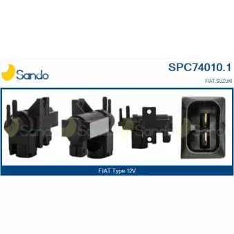 Transmetteur de pression, controle des gaz d'échappement SANDO SPC74010.1