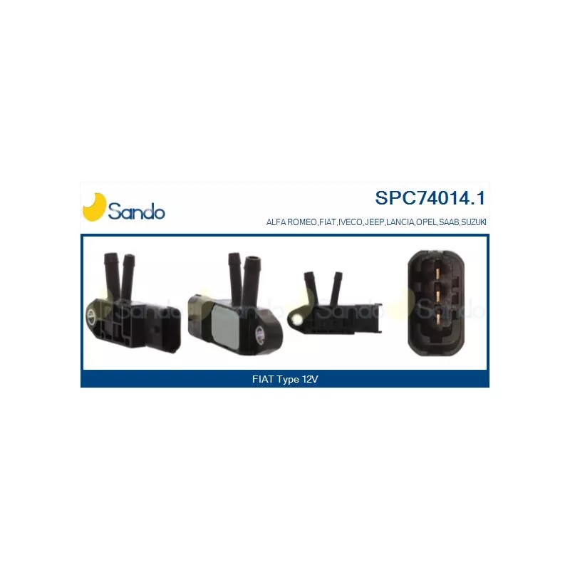 Transmetteur de pression, controle des gaz d'échappement SANDO SPC74014.1