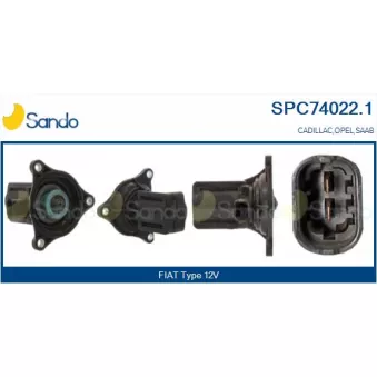 Valve d'air de circulation,compresseur SANDO SPC74022.1