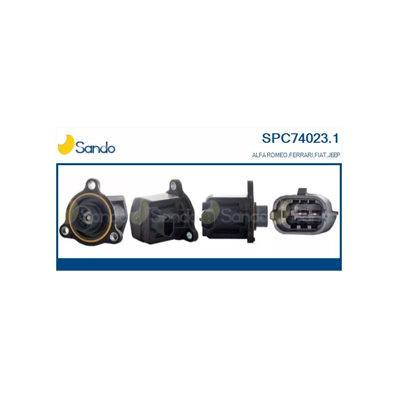 Valve d'air de circulation,compresseur SANDO SPC74023.1