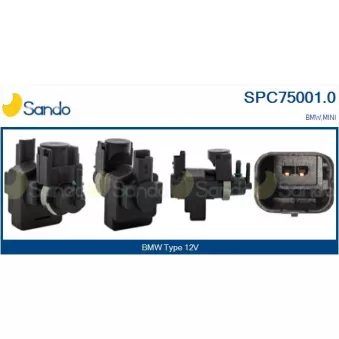 Transmetteur de pression, controle des gaz d'échappement SANDO SPC75001.0