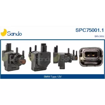 Transmetteur de pression, controle des gaz d'échappement SANDO SPC75001.1