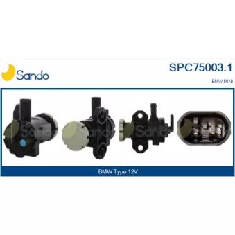 Transmetteur de pression, controle des gaz d'échappement SANDO SPC75003.1