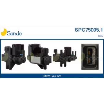 Transmetteur de pression, controle des gaz d'échappement SANDO SPC75005.1