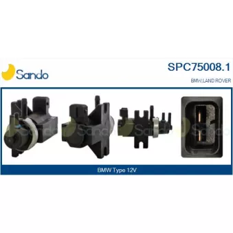 Transmetteur de pression, controle des gaz d'échappement SANDO SPC75008.1