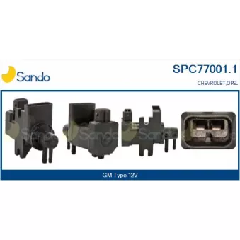 Transmetteur de pression, controle des gaz d'échappement SANDO SPC77001.1