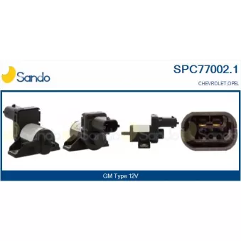 Transmetteur de pression, controle des gaz d'échappement SANDO SPC77002.1