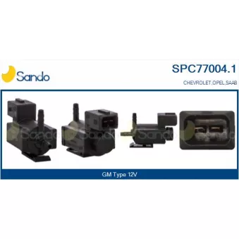 Transmetteur de pression, controle des gaz d'échappement SANDO SPC77004.1