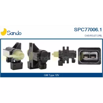 Transmetteur de pression, controle des gaz d'échappement SANDO SPC77006.1