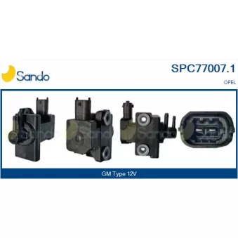 Transmetteur de pression, controle des gaz d'échappement SANDO SPC77007.1