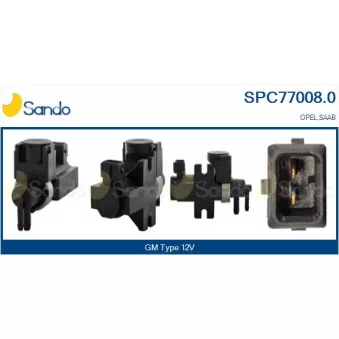 Transmetteur de pression, controle des gaz d'échappement SANDO SPC77008.0