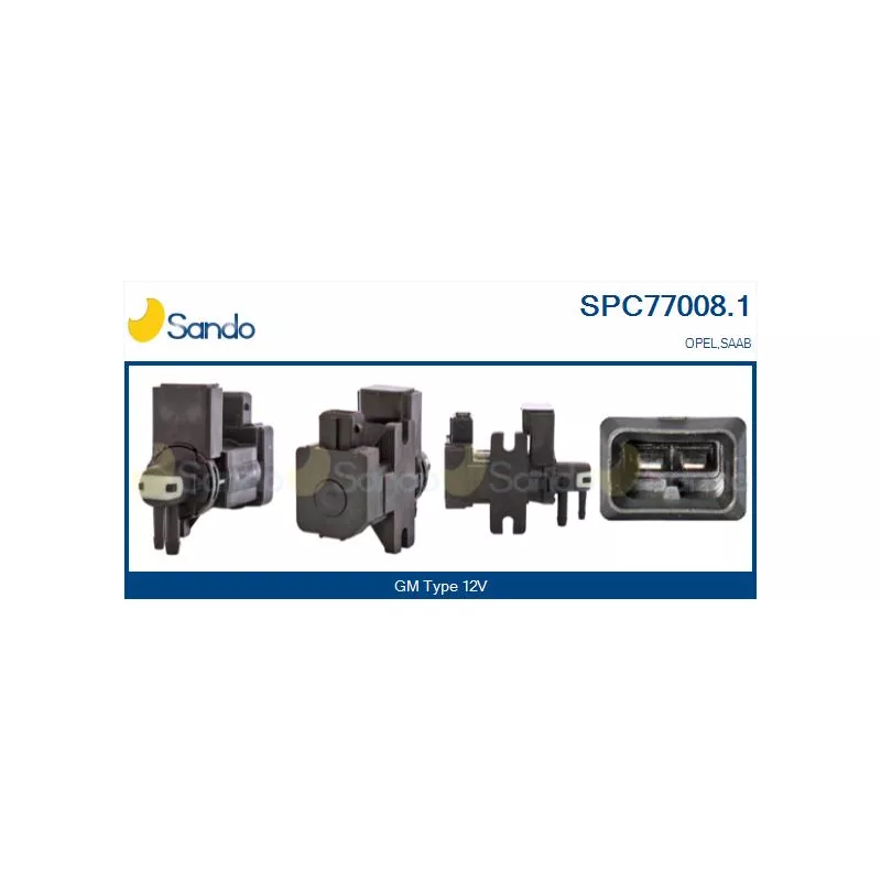 Transmetteur de pression, controle des gaz d'échappement SANDO SPC77008.1