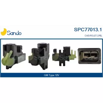 Transmetteur de pression, controle des gaz d'échappement SANDO SPC77013.1