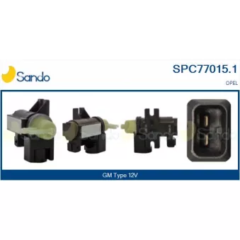 Transmetteur de pression, controle des gaz d'échappement SANDO SPC77015.1