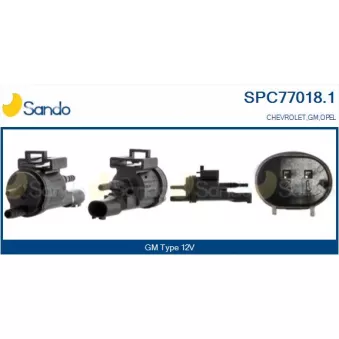 Transmetteur de pression, controle des gaz d'échappement SANDO SPC77018.1