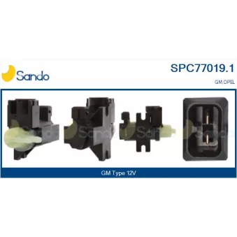 Transmetteur de pression, controle des gaz d'échappement SANDO SPC77019.1