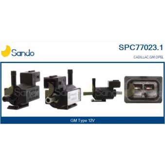 Transmetteur de pression, controle des gaz d'échappement SANDO SPC77023.1