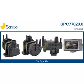 Transmetteur de pression, controle des gaz d'échappement SANDO SPC77028.0