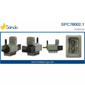 Transmetteur de pression, controle des gaz d'échappement SANDO SPC78002.1