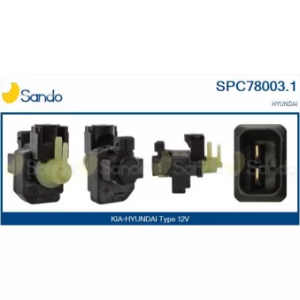 Transmetteur de pression, controle des gaz d'échappement SANDO SPC78003.1