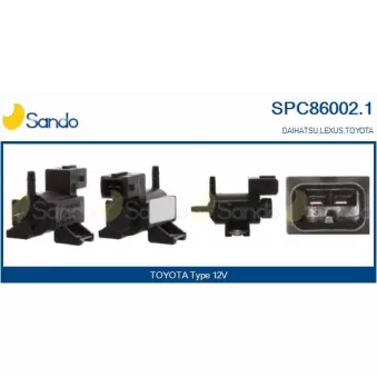 Transmetteur de pression, controle des gaz d'échappement SANDO SPC86002.1