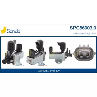 Transmetteur de pression, controle des gaz d'échappement SANDO SPC86003.0