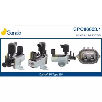 Transmetteur de pression, controle des gaz d'échappement SANDO SPC86003.1