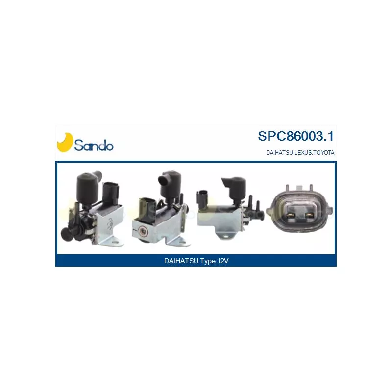 Transmetteur de pression, controle des gaz d'échappement SANDO SPC86003.1