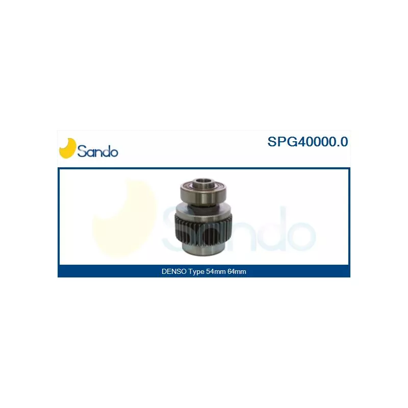 Embrayage à roue libre, démarreur SANDO SPG40000.0