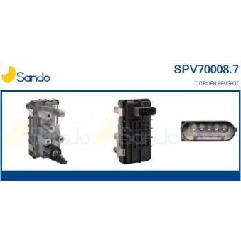 Élément d'ajustage, turbocompresseur SANDO SPV70008.7