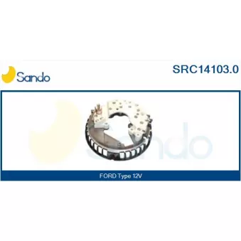 Pont de diodes, alternateur SANDO SRC14103.0