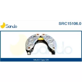 Pont de diodes, alternateur SANDO SRC15106.0