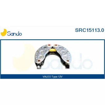 Pont de diodes, alternateur SANDO SRC15113.0
