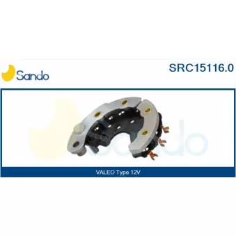 Pont de diodes, alternateur SANDO SRC15116.0