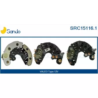 Pont de diodes, alternateur SANDO SRC15116.1