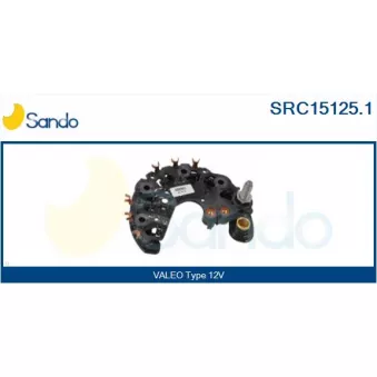 Pont de diodes, alternateur SANDO SRC15125.1
