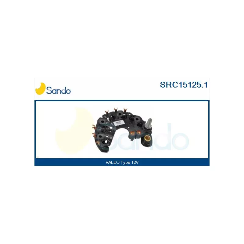 Pont de diodes, alternateur SANDO SRC15125.1