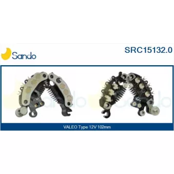 Pont de diodes, alternateur SANDO SRC15132.0