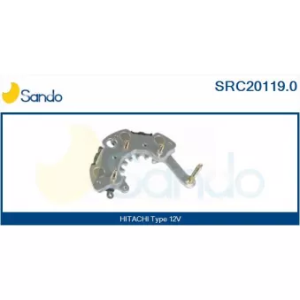 Pont de diodes, alternateur SANDO SRC20119.0