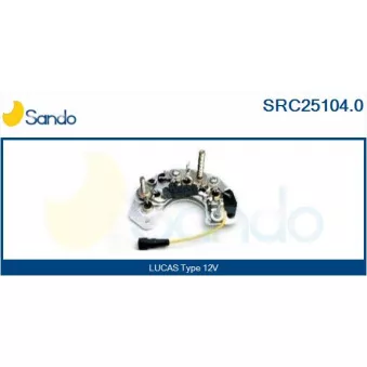 Pont de diodes, alternateur SANDO SRC25104.0