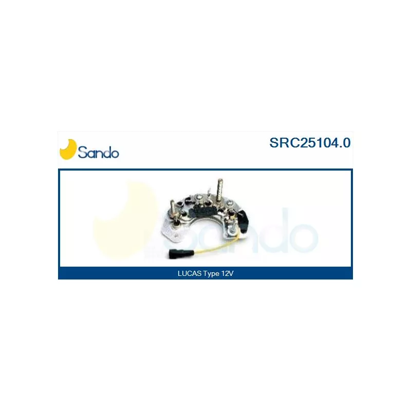 Pont de diodes, alternateur SANDO SRC25104.0