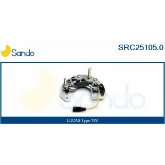 Pont de diodes, alternateur SANDO SRC25105.0